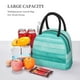 thumbnail image 5 of Balery Teal Turquoise Bolsa de Almuerzo para Mujeres, Caja de Almuerzo, Bolsa de Almuerzo Pequeña Impermeable, Tote de Almuerzo Reutilizable con Gran Capacidad, 5 of 6