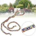 thumbnail image 3 of Rhinestones Cup Chain,1 Yard 3 Rows Rhinestone Trimming Chain Glass Rhinestones Chain Trim High Capacity, 3 of 11