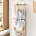 thumbnail image 5 of Hanging Pocket Organizer, Wall Mount Storage Bag, Foldable Door Caddy, Durable Tear Proof Fabric and Sturdy Hanging Rope for Dorm Rooms, Bathroom Walls, and Bedroom Closets., 5 of 7