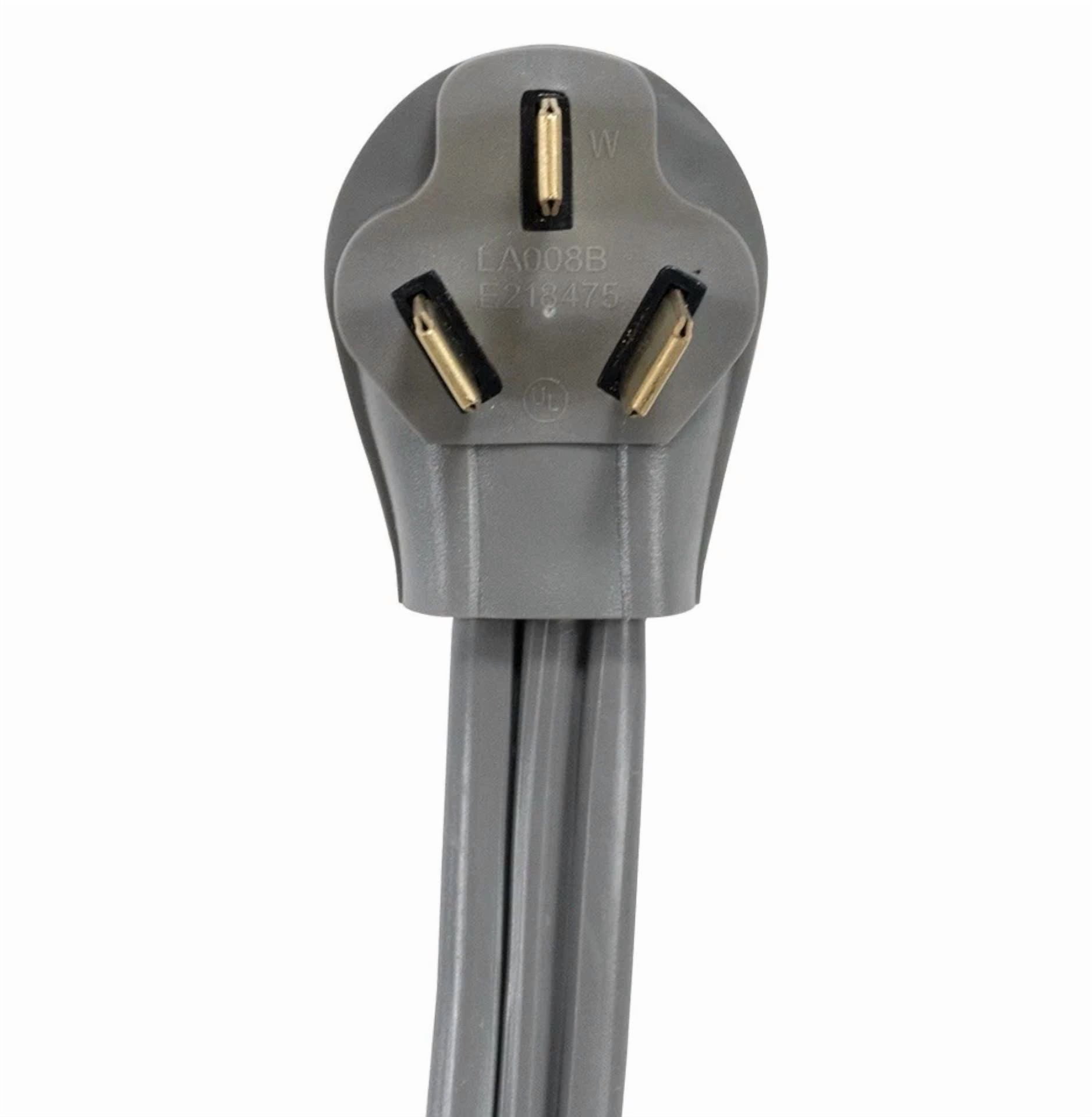 CIRCLE- 3 Prong Range Power Cord For Electric Cooktops, Ranges, Ovens 40 Amp
