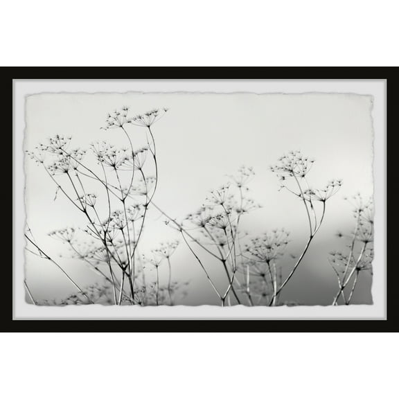 Marmont Hill Misty Flowers Framed Painting Print