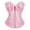 Pink, variant on Gkeoshab Shapewear for Women Corsets for Women Renaissance Floral Lace up Boned Overbust Corset Bustier Shapewear Shapewear Pink XS