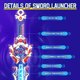 thumbnail image 4 of Infinity Nado Trompo de Batalla con Lanzador Espada LED Morado, 4 of 7