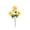 Yellow, variant on 4 Head Realistic Dahlia Artificial Flower Bouquet, Premium Silk Faux Floral Arrangement, Elegant Decor for Wedding, Party, Home, Vase, Table Centerpiece & Event, Orange