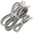 thumbnail image 2 of Xiao Hua 3Pcs Fixed Telephone Extension Cable, Suitable for Home and Office, Grey, 2 of 4