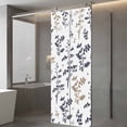 thumbnail image 4 of Grey Brown Botanical Window Privacy Film, Watercolor Spring Floral Summer Leaf Static Cling UV Sun Blocking Tint Film Heat Control Windows Films for Bedroom Bathroom, Window Stickers 23.6"x59", 4 of 8