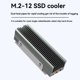 thumbnail image 5 of Disipador de para SSD M.2 con Almohadilla Térmica de Silicona, Radiador para Unidad de Estado Sólido M.2 2280, 5 of 5