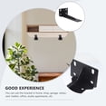 thumbnail image 2 of Shelf Bracket Brackets for Floating Shelves Metal Desk Laminate Book Locket Heavy Duty, 2 of 6