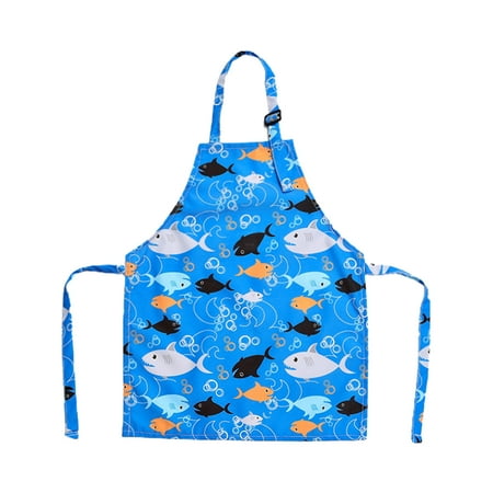 

Sorrowso Cute Kids Apron Adjustable Cotton Aprons for Boys Girls Children Bib Aprons for Artists Chef Baking Cooking Parent Child Apron (4-10 Years)