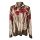 thumbnail image 4 of Mujeres Primavera Casual Impreso Turn-down Collar Manga larga Botones Pullover Blusa Camiseta Tops Fridja hkj5548, 4 of 5