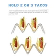 thumbnail image 2 of serony Taco Holder Taco Stand Stainless Steel Rustproof Rack Bracket Tray Style for Baking Dishwasher, 2 of 7