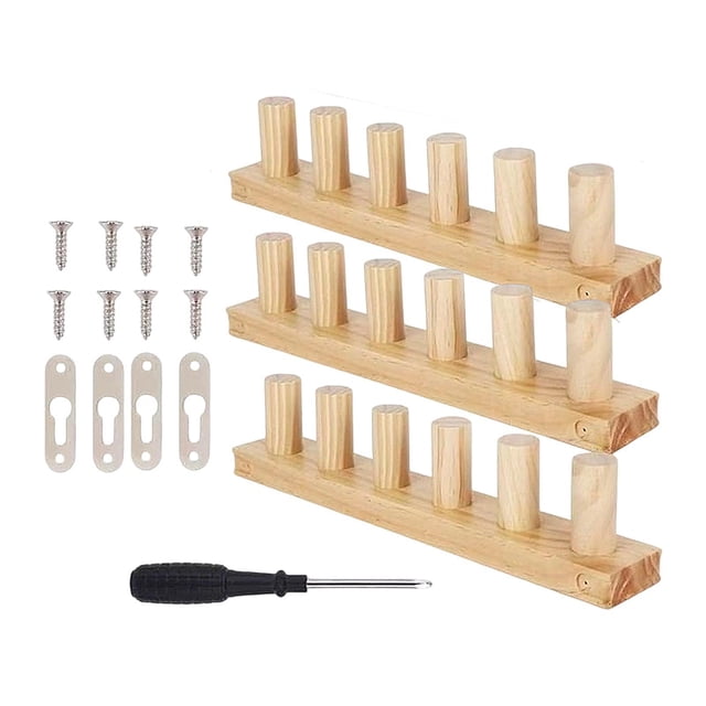 Kit de Telar de Madera para Tejer Gruesas, Ajustable, para Manualidades DIY, Fácil de Montar, Kit de Tejido a Mano para Manualidades con Hilo,