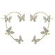 thumbnail image 1 of 2 pendientes con forma de mariposa y diamantes de imitación, fáciles de llevar, brillantes, sin perforar, para uso diario, accesorios de fiesta., 1 of 8