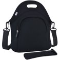 thumbnail image 1 of Lunch Bag Insulated Picnic Handbag with Tableware Pocket & Shoulder Strap, 1 of 10