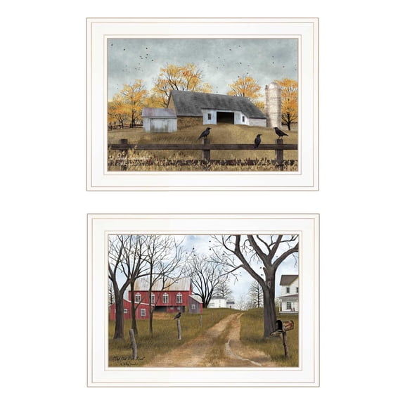 TrendyDecor4U Country Roads Collection By Billy Jacobs Wall Art V219-226G