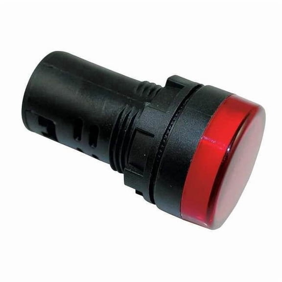 Dayton Raised Indicator Light,22mm,240V,Red 22NZ11
