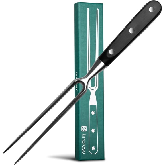 ABPETE Meat Carving Fork 11 inch, Razor Sharp Carving Fork Barbecue Fork BBQ Tools Meat Forks Stainless Steel