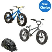 20" Mongoose BMaX or Kong All-Terrain Fat Tire Mountain Bike and Bonus Helmet