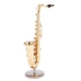 thumbnail image 1 of Modelo de Saxofón 1:12 con Estuche para Decoración de Adornos de Oficina en hogar, 1 of 7