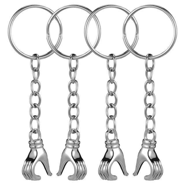 2 pares de llaveros magnéticos de corazón para parejas, de aleación de zinc, para San Valentín, llaveros magnéticos, colgantes para mochilas y bolsos.