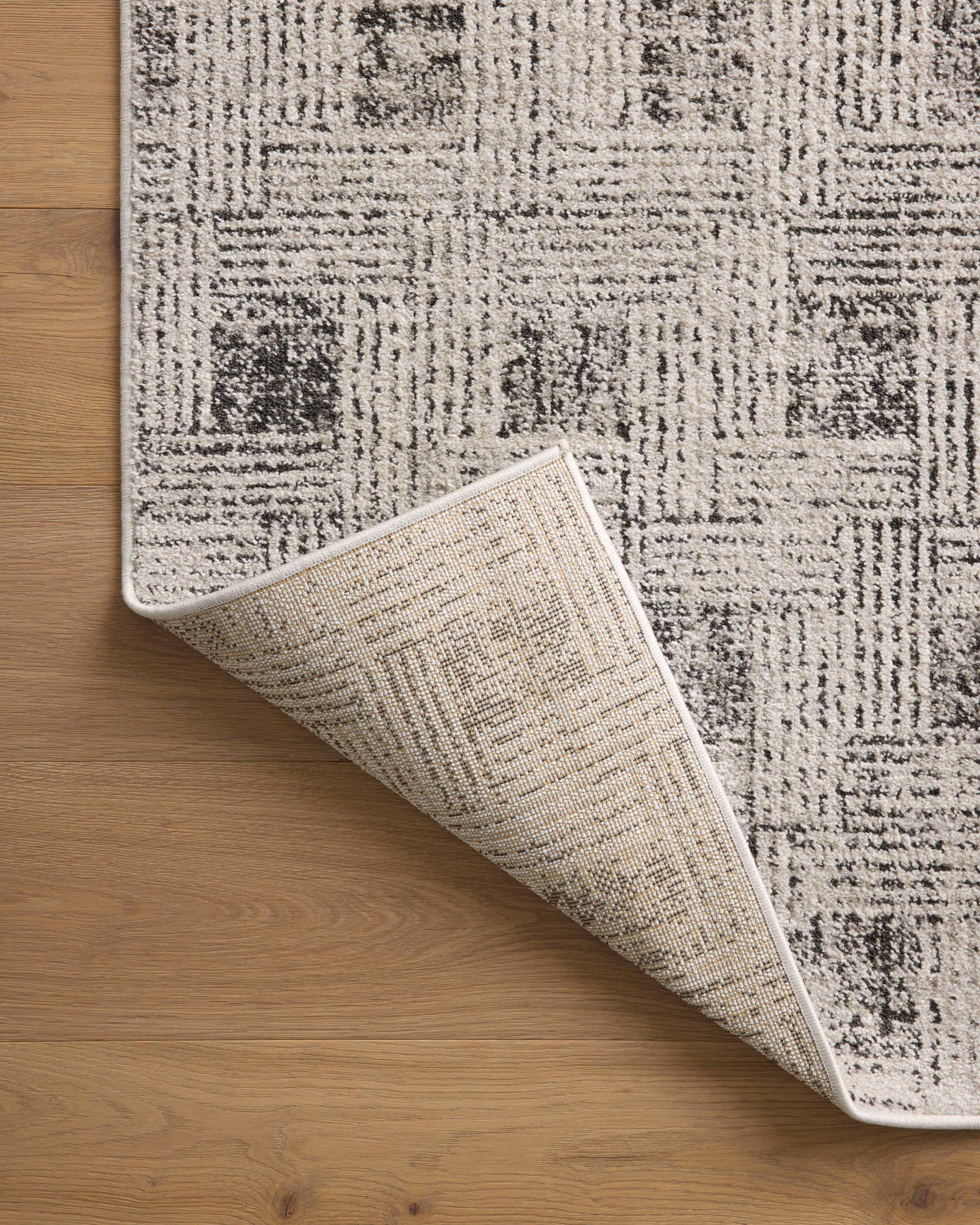 Loloi Kamala Grey / Graphite 2'-7" x 12'-0" Runner Rug