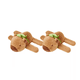 thumbnail image 1 of 2pz Capibaras Peluche Malubero,  Cafe, 1 of 5