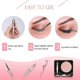 thumbnail image 4 of Magnetic eyeliner and eyelashes, 2 pairs of natural and reusable eyelashes, with tweezers and fashion mirror Kit, 4 of 5