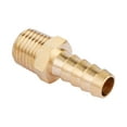 thumbnail image 2 of U.S. Solid 3/8 in Barb x 1/4 in MNPT Brass Fitting Hose Adapter, 2 of 4