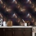 thumbnail image 2 of Peel and Stick Wallpaper 17.7in x 9.8ft Vintage Moth Wilted Flower Ethereal Lighting Contact Paper Vinyl Waterproof Self Adhesive Wall Paper for Bedroom Shelf Cabinet Renter Friendly, 2 of 8