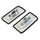 thumbnail image 4 of For Mercedes SL R230 License Plate Lights Replacement Exterior White ABS Direct Replacement Car Accessories, 4 of 5