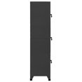 thumbnail image 3 of vidaXL Locker Cabinet Anthracite 38x45x180 cm Steel, 3 of 5