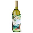 thumbnail image 1 of ""Caroline'S Treasures Ck2584Literk Under The Tree Basset Hound Botella De Vino Hugger Bebidas Frías-Koozies 750 Ml Multicolor"", 1 of 1