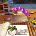 thumbnail image 4 of Flor Artificial Orquídea Mariposa Gloria Decoración Inicio Boda Artesanía, 4 of 8
