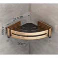 thumbnail image 3 of Set Of 2 Corner Shower Shelf Without Drilling Adhesive Bathroom Shelf Stainless Steel Triangle Basket Storage For Shampoo Soap With Hooksphoto Color, 3 of 5