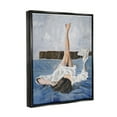 thumbnail image 4 of Stupell Industries Woman Reading Book Literature & Flim Painting Black Floater Framed Canvas Art Print Wall Art, 17 x 21, 4 of 10