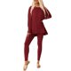thumbnail image 1 of Conjunto de 2 Piezas para Mujer PRETTYGARDEN Otoño Lounge Vino Rojo S, 1 of 8
