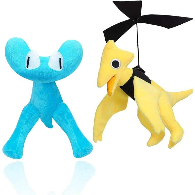 Rainbow Friends Chapter 2 Stuffed Plush Toys Cute Blue Monster