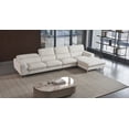 thumbnail image 2 of American Eagle EK-L030L-W White Italian Top Grain Leather Sectional Sofa Set, 2 of 2