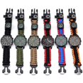 thumbnail image 2 of Reloj de supervivencia al aire libre 8 en 1 Pulsera impermeable luminosa multifuncional para acampar-Rojo negro- Bolígrafo Bolígrafo Bolígrafo de papelería, 2 of 5