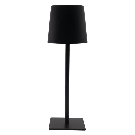 Portable and Rechargeable 11' Black Touch Lamp with Multi Light Settings