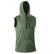 thumbnail image 2 of pstuiky Camiseta sin mangas para hombre, Blusa deportiva sin mangas con capucha y cuello en V para hombre Camisas de hombre xl, 2 of 6