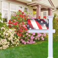 thumbnail image 6 of American Flag Patriotic Mailbox Covers Magnetic Waterproof Mail Cover Letter Post Box Wraps for Home Garden Yard Decor, 25.5x21 in, 6 of 6