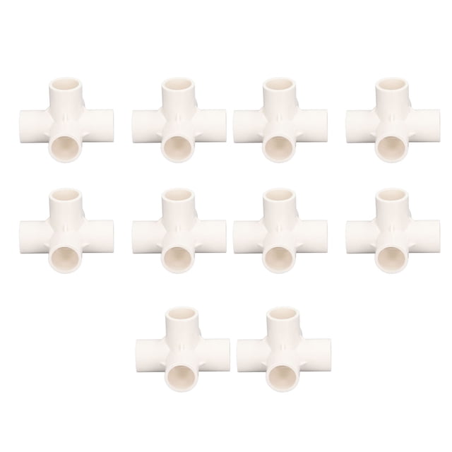 Conector de tubería de PVC, 10 piezas Tubería de PVC Instalación de tuberías de PVC Instalación de tuberías Tecnología de vanguardia