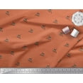thumbnail image 3 of Soimoi Cotton Cambric Fabric Dot & Owl Bird Printed Fabric 1 Yard 56 Inch Wide, 3 of 3