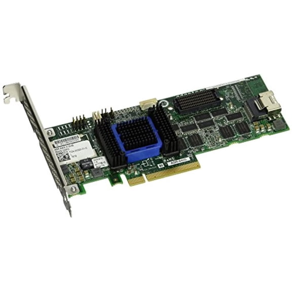 Adaptec 6405 Single Raid 0/1/10 Sata 512MB Pcie 3.3/12V MD2/LP No Cable