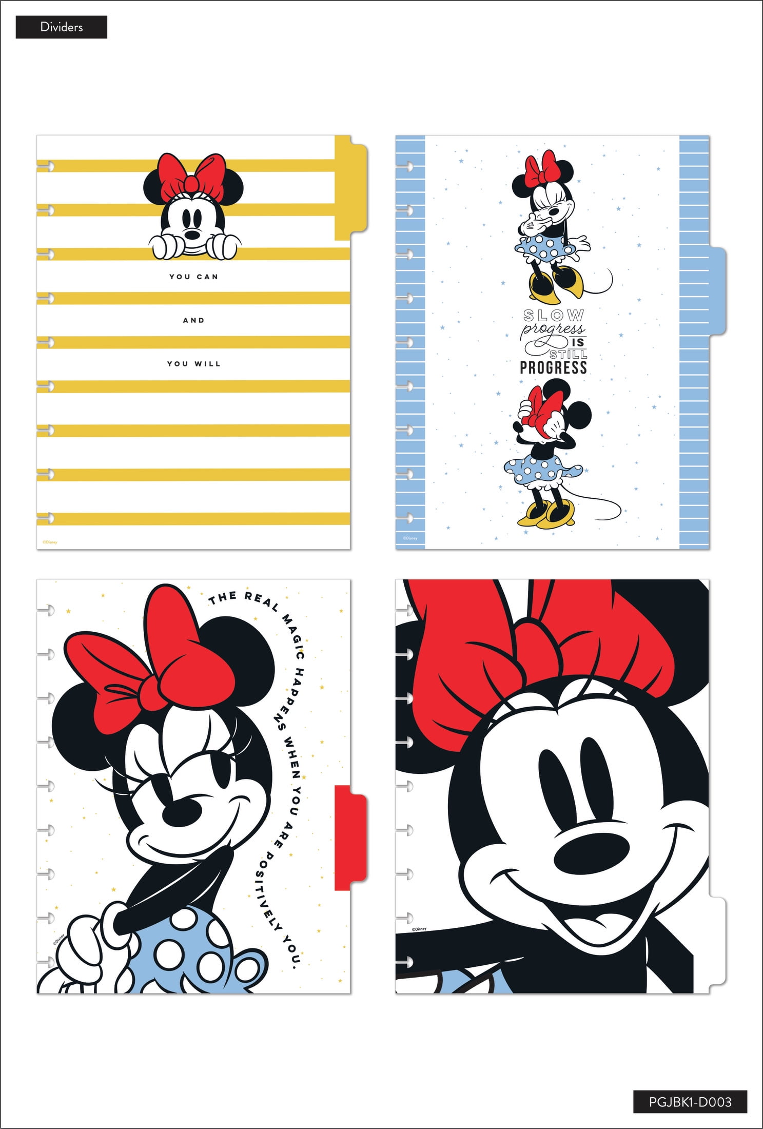 The Happy Planner, Disney, Mickey & Minnie Mouse Classic Budget Guided Journal Box Kit, 14.25