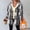 Gray christmas women jacket a1, variant on Women Winter Plaid Fleece Hooded Long Sleeve Jackets Casual Loose Blazers Warm Outwear Coats for Fall Holiday Travel Clothes, Gray 2XL