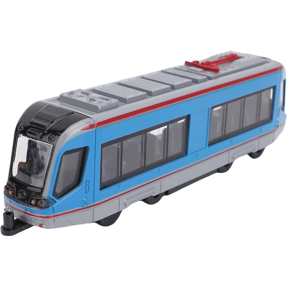 1PCS,Electric Trains Set for Kids, Alloy Dual Ended Pull Back Model Action Locomotives Toy Set for Boys Girls, Motorized Trains Toy Early Education Sensory Toy.,A