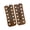 Brown 12hole PU, variant on Shoe Lace Zippered Inserts Waterproof PU Leather Zippered Shoelace Inserts with 8 Holes for Boot Footwear Accessories