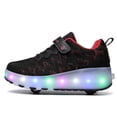 thumbnail image 4 of Patines Ocio Deportes Zapatos Niños Dos Ruedas Led Luz Intermitente Automático Invisible Patines De Ruedas-negro-28 Bolígrafo Bolígrafo Bolígrafo de papelería, 4 of 5